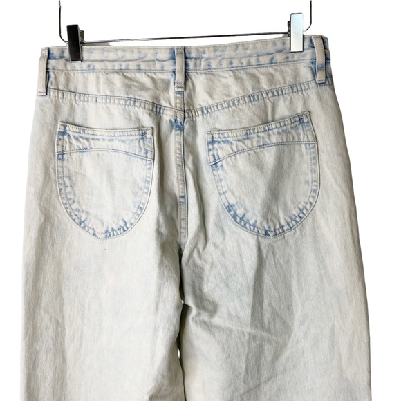 Free People We The Free Vintage Wide Leg Straight Leg Flare Gold Coast Jeans 29 - Picture 10 of 16